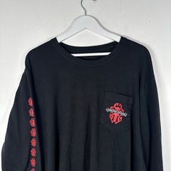 Chrome Hearts Red Eternal Vine Dagger Graphic Longsleeve Size XL