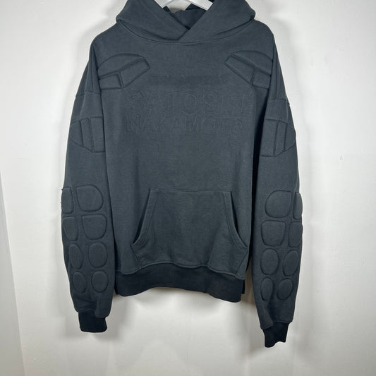 Satoshi Nakamoto Padded Moto Hoodie Size L
