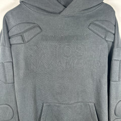 Satoshi Nakamoto Padded Moto Hoodie Size L