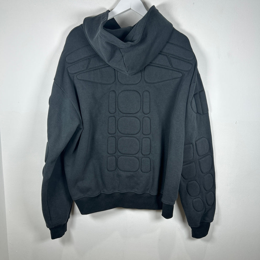 Satoshi Nakamoto Padded Moto Hoodie Size L