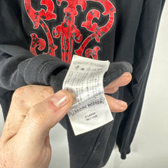 Chrome Hearts Red Eternal Vine Dagger Graphic Longsleeve Size XL