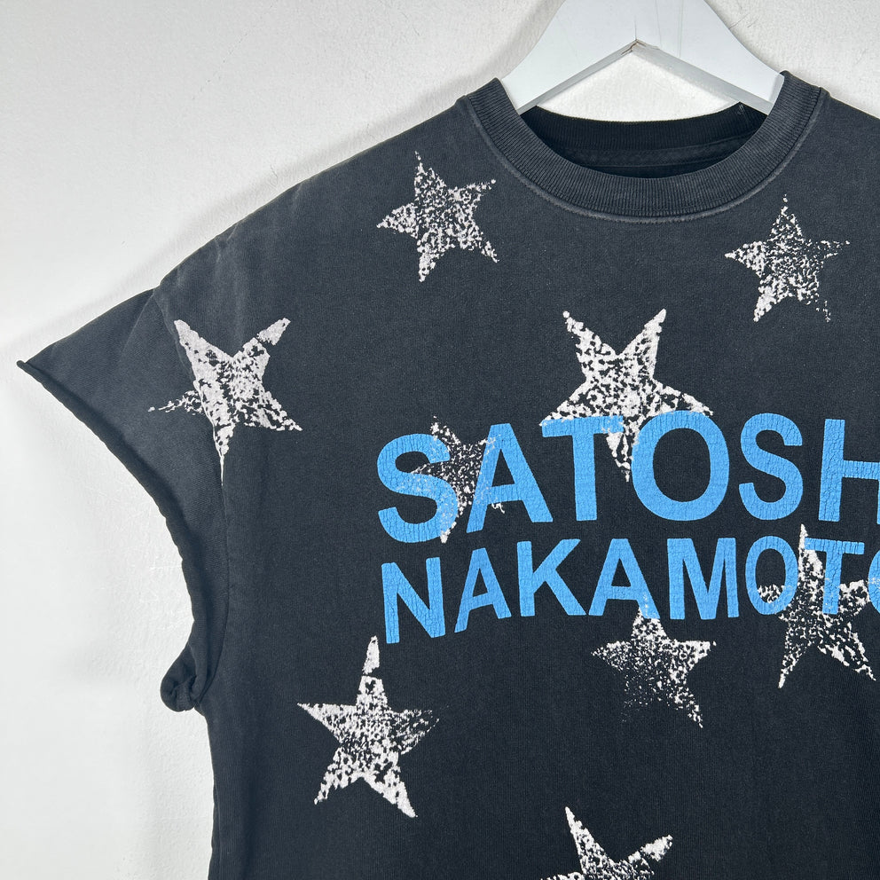 Satoshi Nakamoto Stars Graphic T-Shirt Size XS