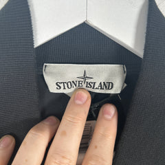Stone Island Black Zip Up Jacket Size 2XL