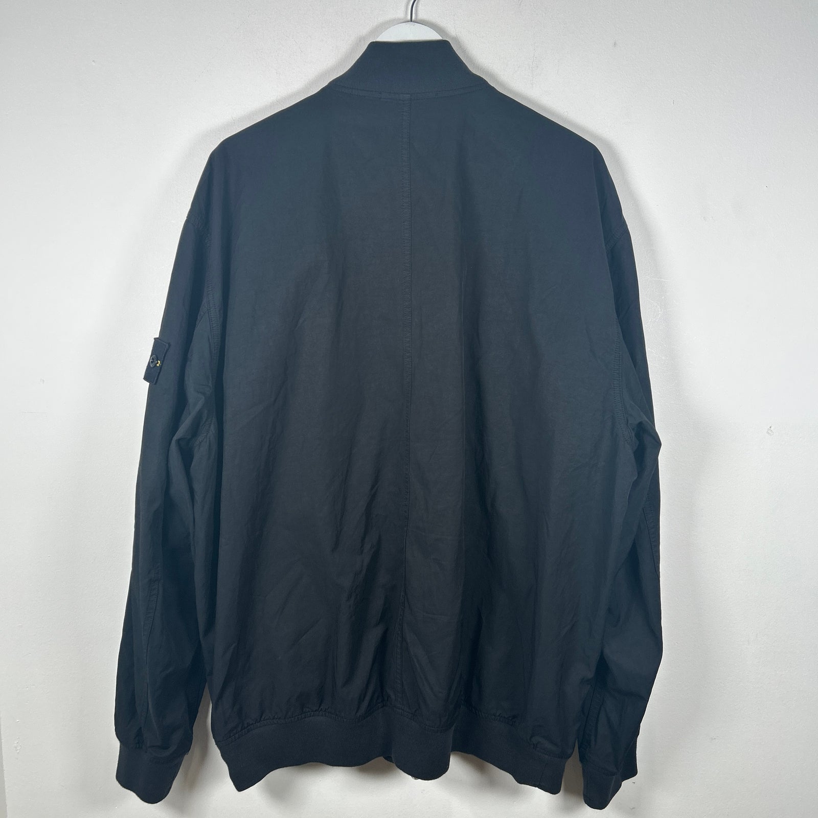 Stone Island Black Zip Up Jacket Size 2XL