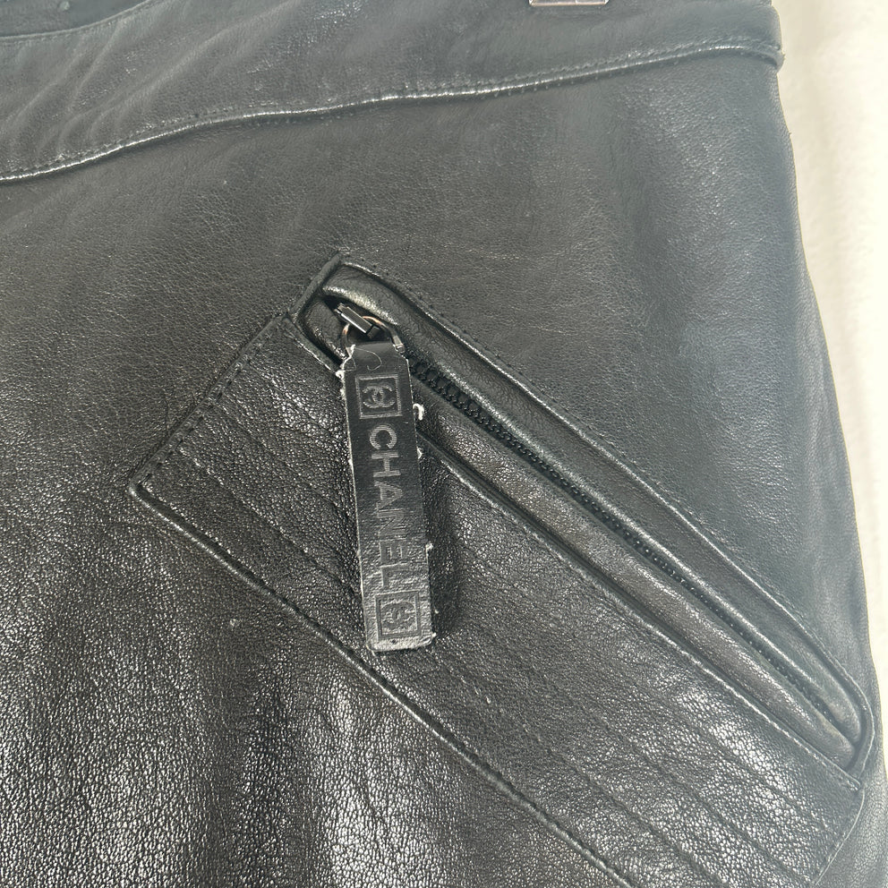 Chanel Leather Pants Size 40FR