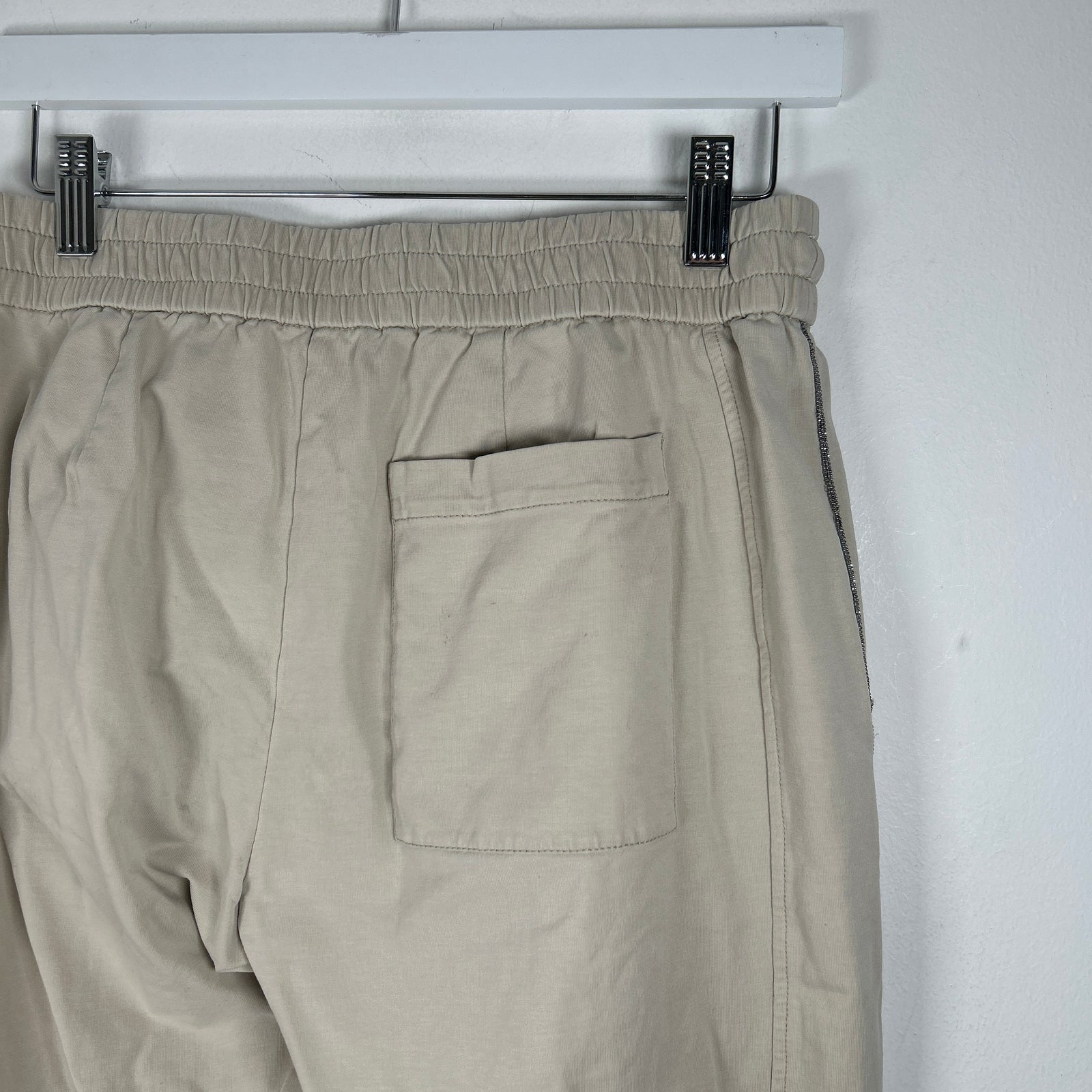 Brunello Cucinelli Sequin Stripe Jogger Size S