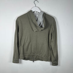 Brunello Cucinelli Sequin Olive Hoodie Size S