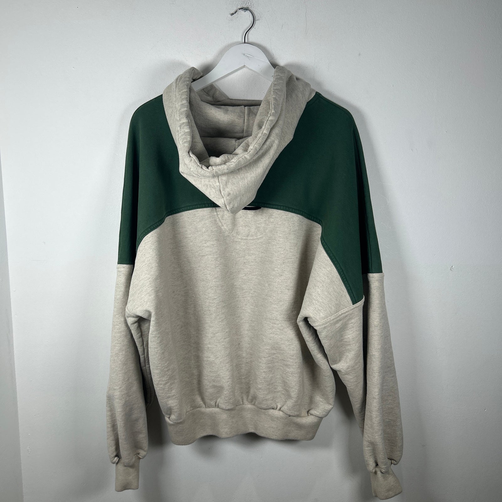 Satoshi Nakamoto 7 Stitched Color Block Hoodie Size M