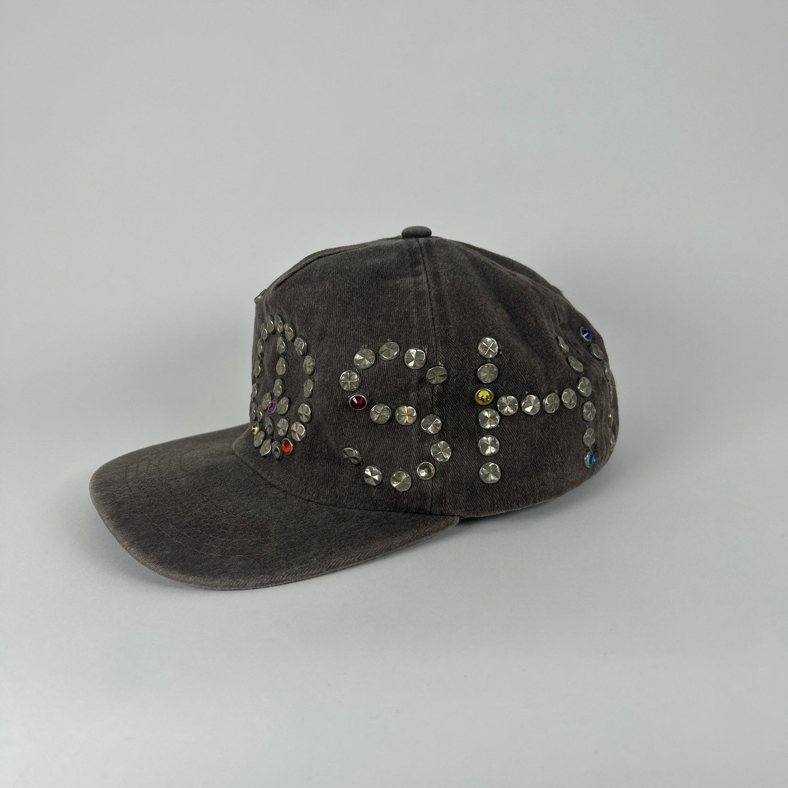 Satoshi Nakamoto Studded Brown Hat