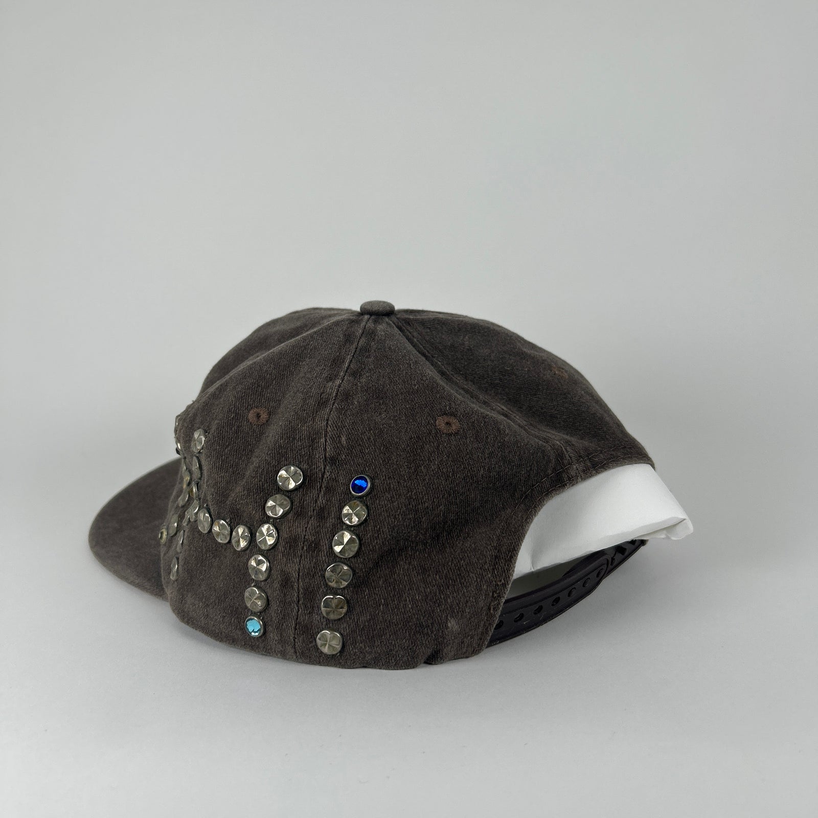 Satoshi Nakamoto Studded Brown Hat