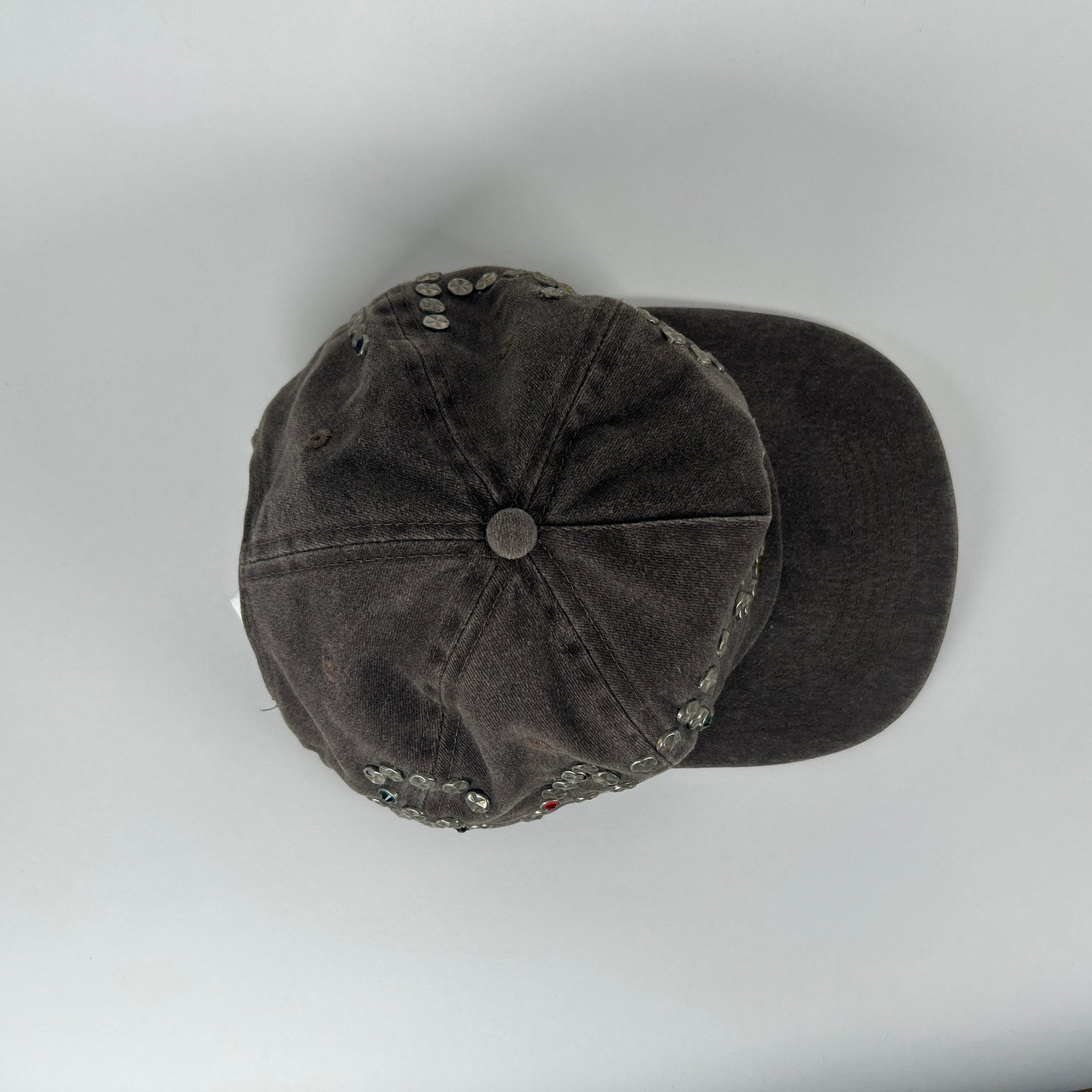 Satoshi Nakamoto Studded Brown Hat