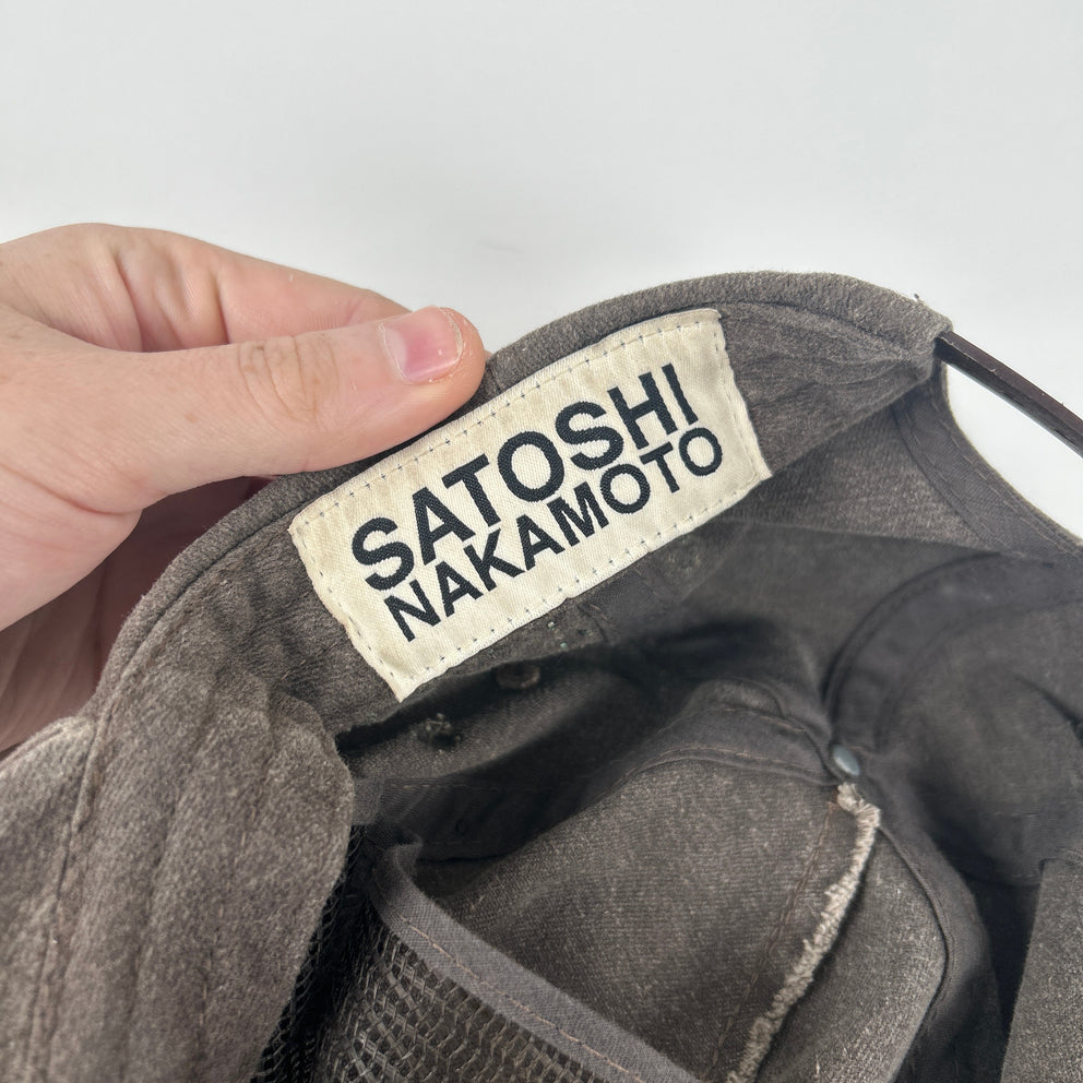 Satoshi Nakamoto Studded Brown Hat