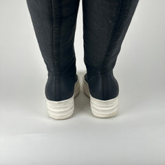 Rick Owens Black Double Bumper Sock Ramones Size 41