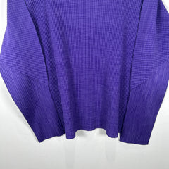 Issey Miyake Me Lavender Pleats Longsleeve Top Size L
