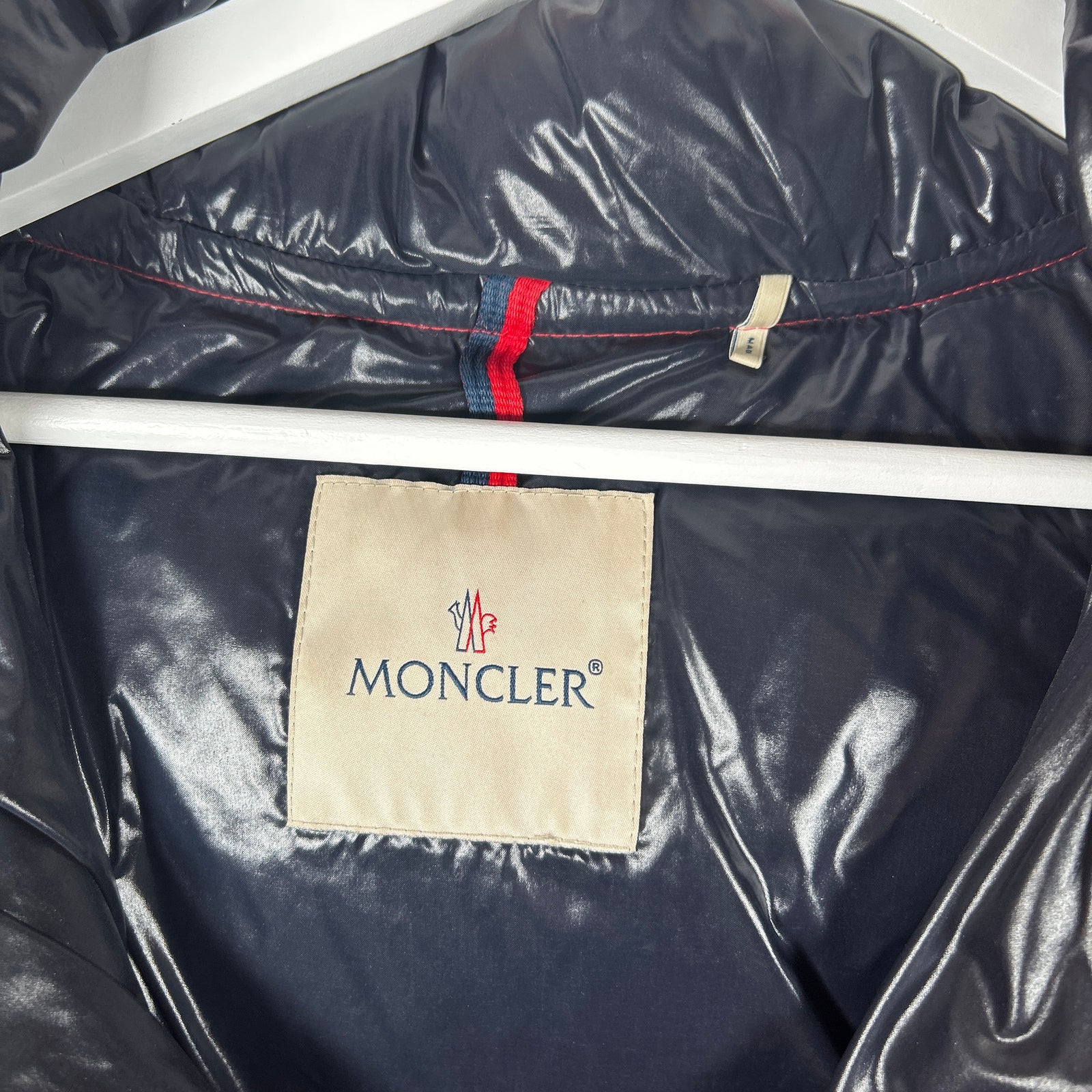 Moncler Gary Giubbotto Patched Red Puffer Size 6