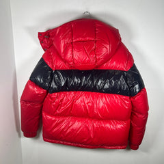 Moncler Gary Giubbotto Patched Red Puffer Size 6