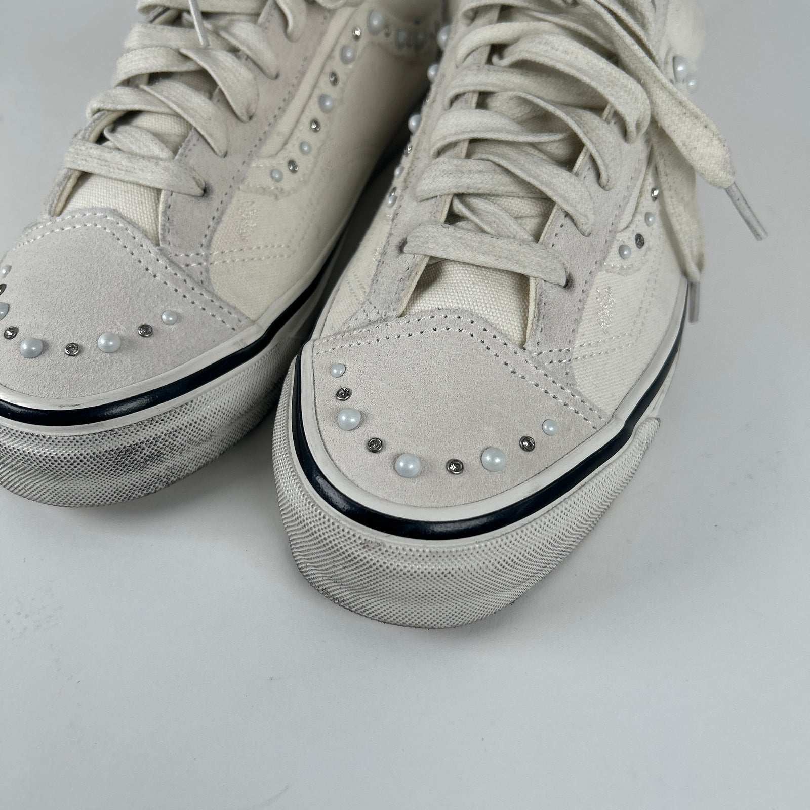 Vans Old Skool 36 Pearlized Marshmallow Low Top Size 11