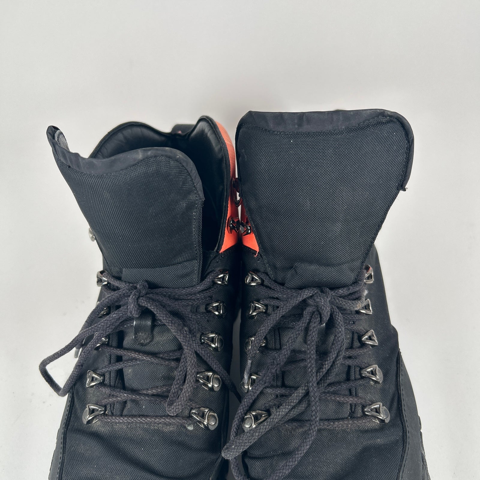 1017 Alyx 9sm x ROA Black/Orange Lace-Up Hiking Boot Size 12