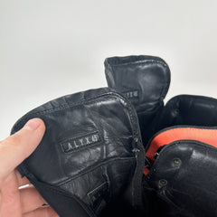 1017 Alyx 9sm x ROA Black/Orange Lace-Up Hiking Boot Size 12
