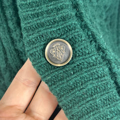 Gucci Cable Knit Green Cardigan Size S