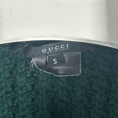 Gucci Cable Knit Green Cardigan Size S