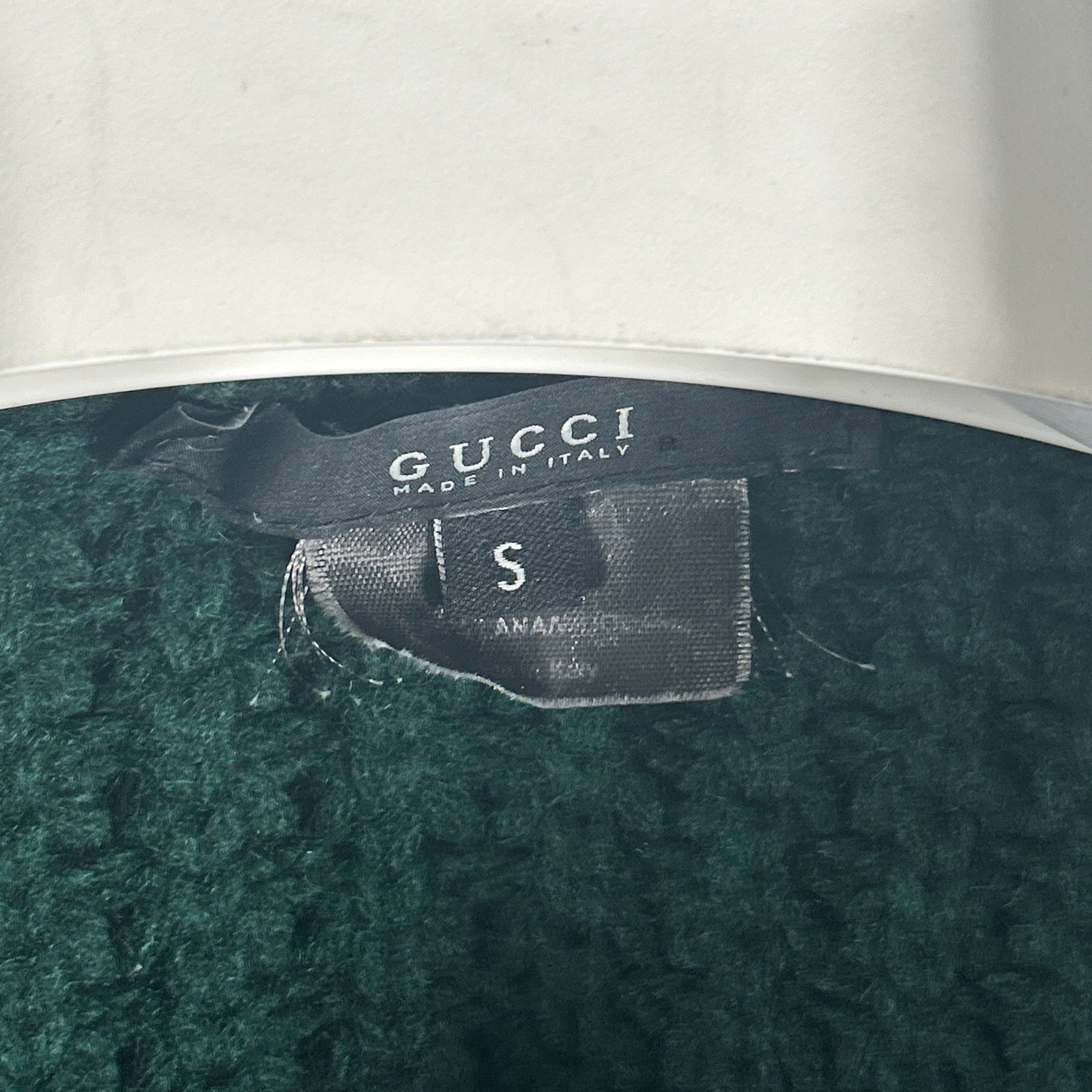 Gucci Cable Knit Green Cardigan Size S
