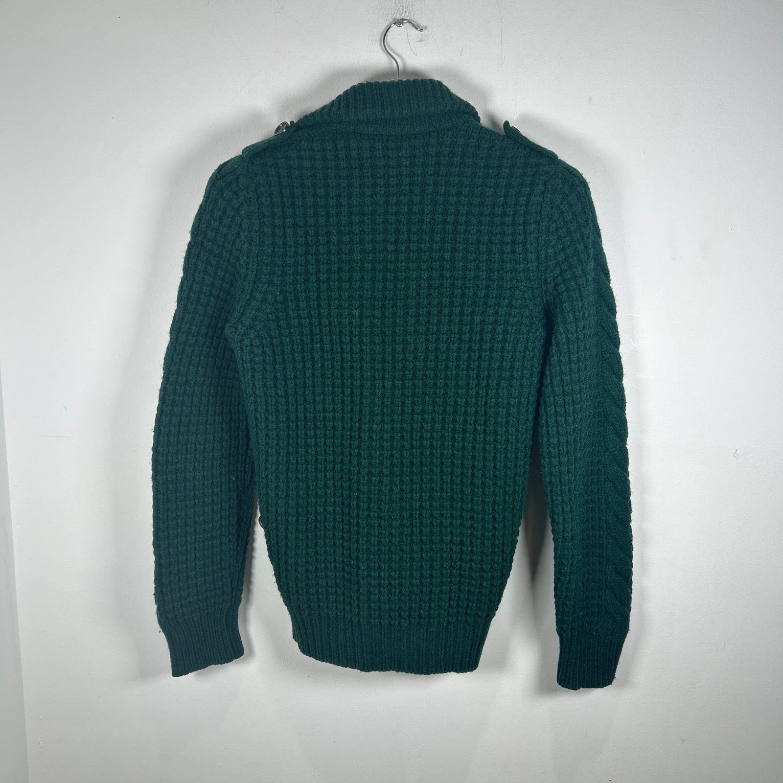 Gucci Cable Knit Green Cardigan Size S