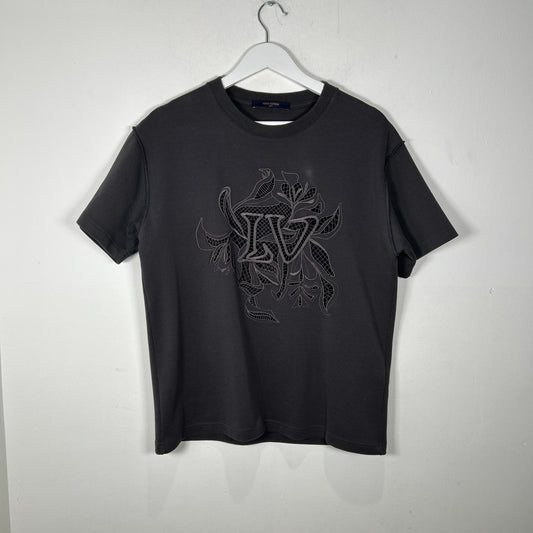 Louis Vuitton Cutout LV Logo T-Shirt Size XS