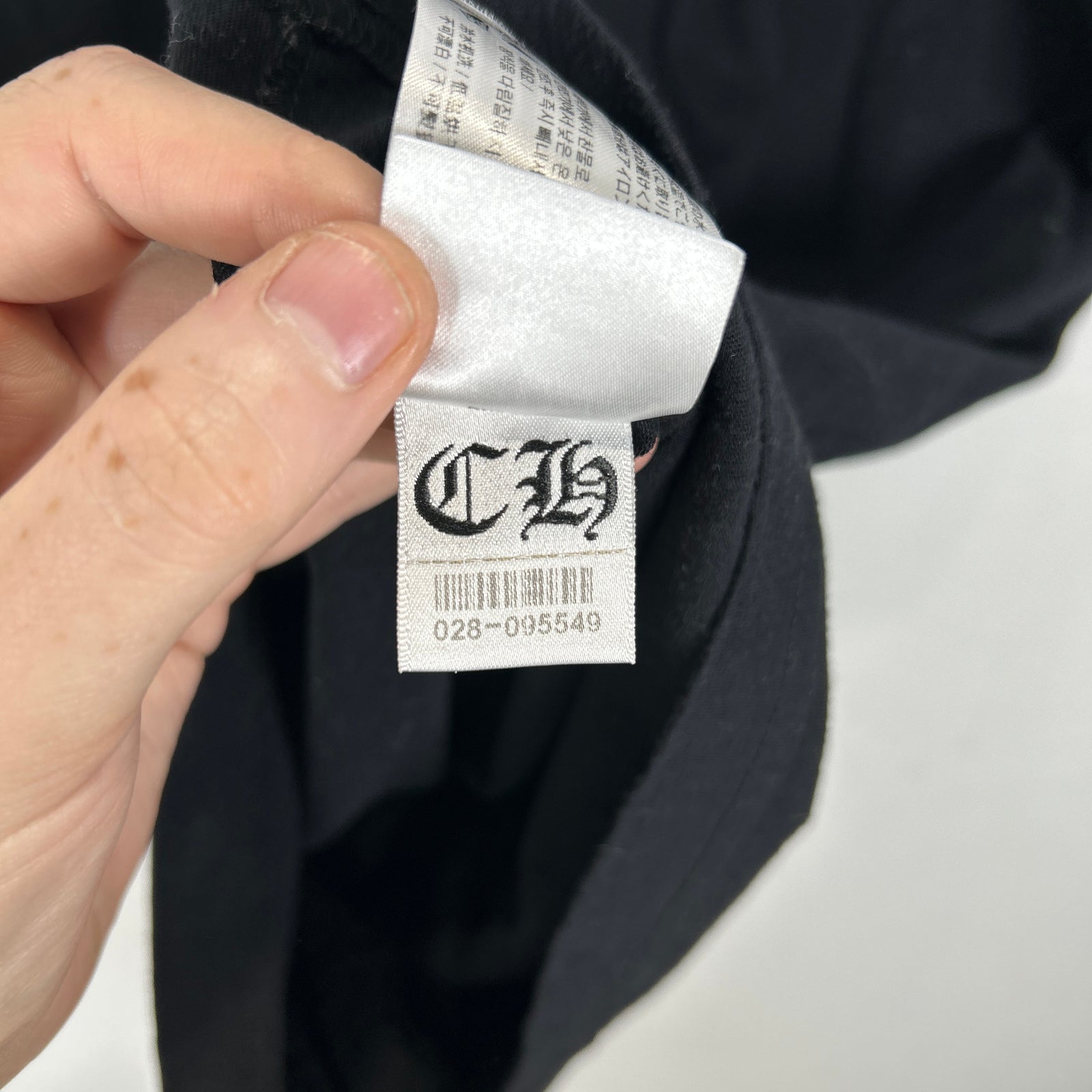 Chrome Hearts Collar Logo T-Shirt Size S