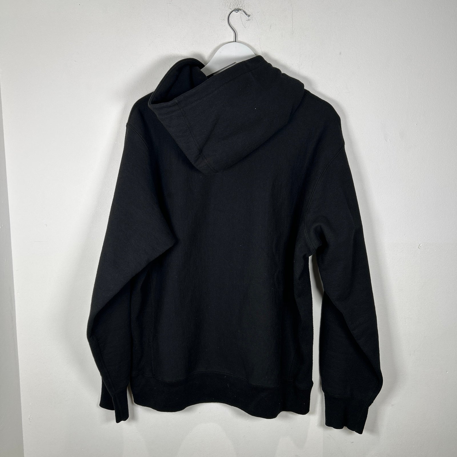 Supreme Swarovski Crystal Box Logo Black Hoodie Size L