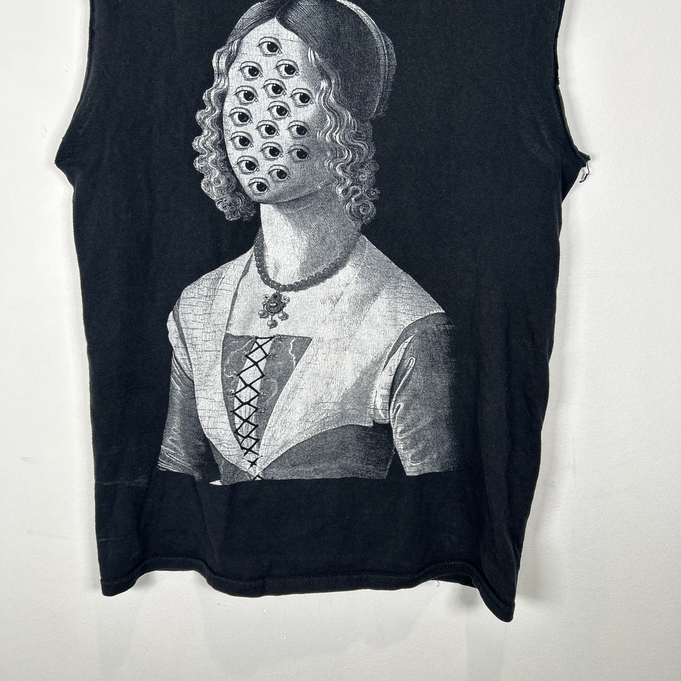Undercover Mona Lisa Eyes Graphic Tank Top Size S