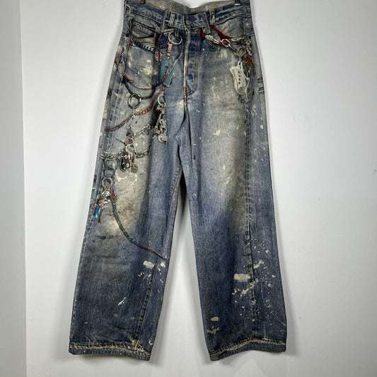 Acne Studios 1981 Keychain Trompe L'oeil Size 30