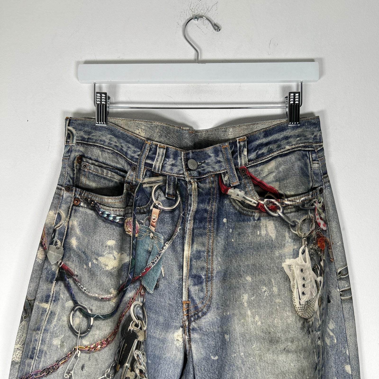 Acne Studios 1981 Keychain Trompe L'oeil Size 30