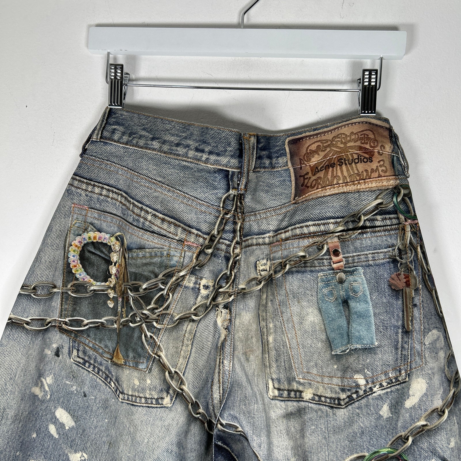 Acne Studios 1981 Keychain Trompe L'oeil Size 30