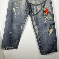 Acne Studios 1981 Keychain Trompe L'oeil Size 30