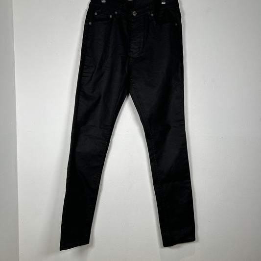 Ksubi Black Waxed Jeans Size 32