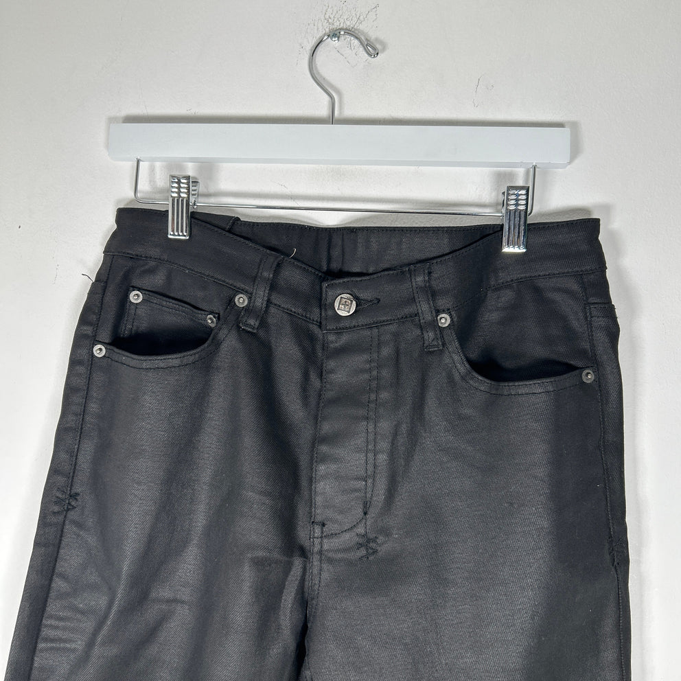 Ksubi Black Waxed Jeans Size 32