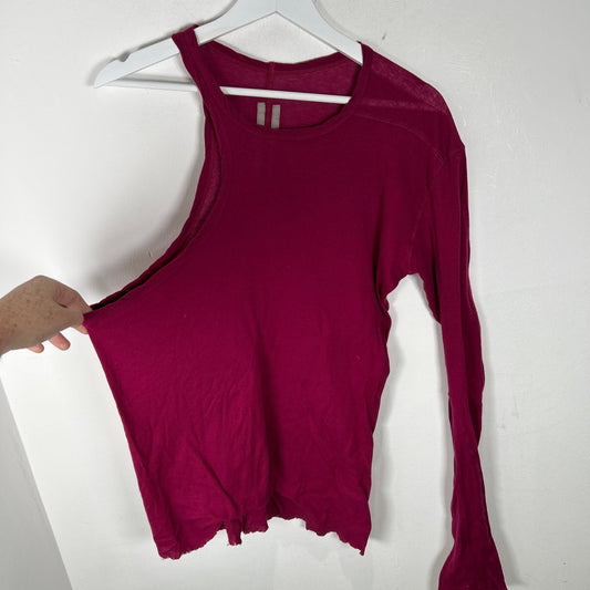 Rick Owens SS23 EDFU Magneta Tank/Half Longsleeve T-Shirt Size M