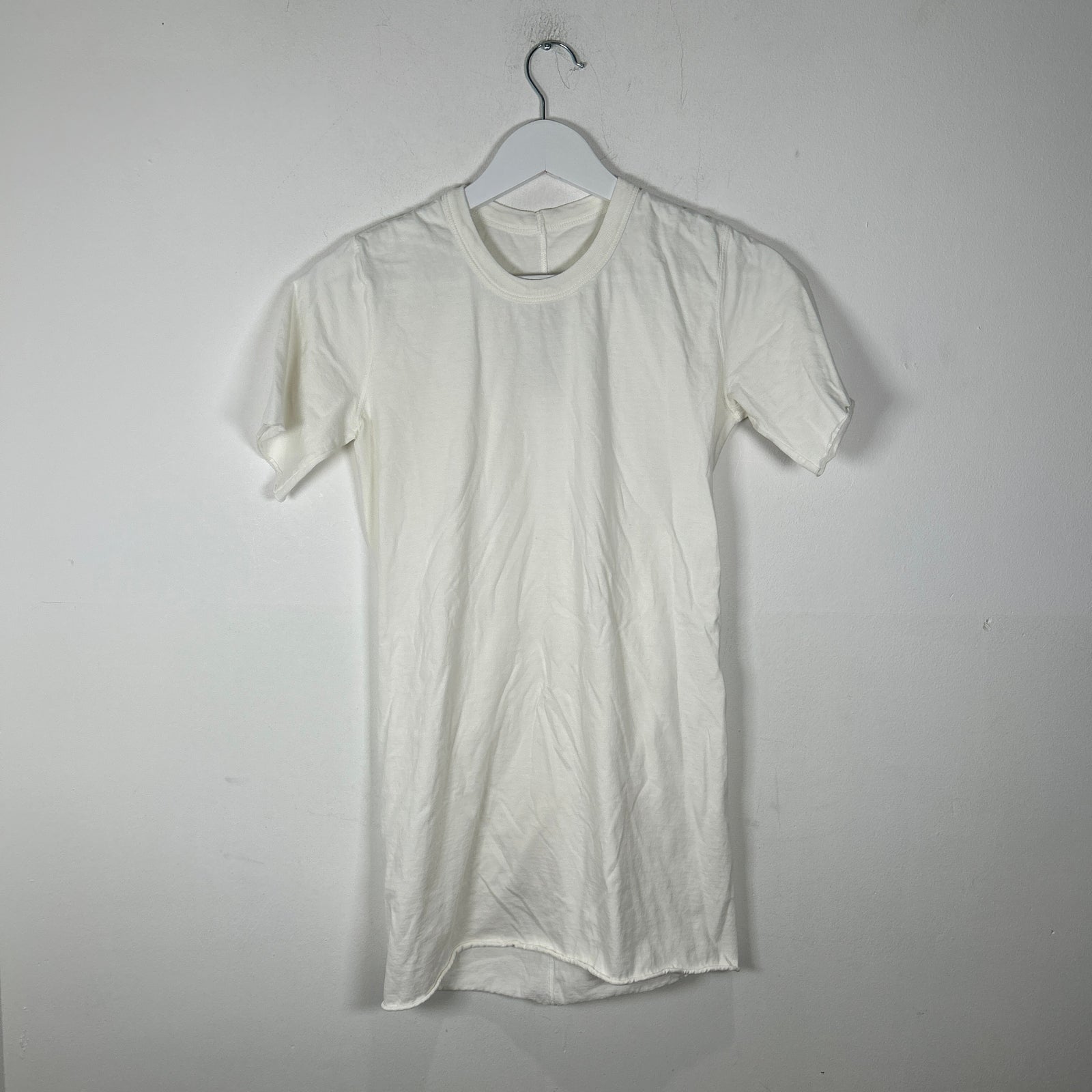 Rick Owens White Level T-Shirt Size S