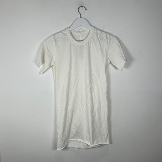 Rick Owens White Level T-Shirt Size S
