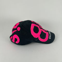 Balenciaga Graffiti Sprayed BB Hat