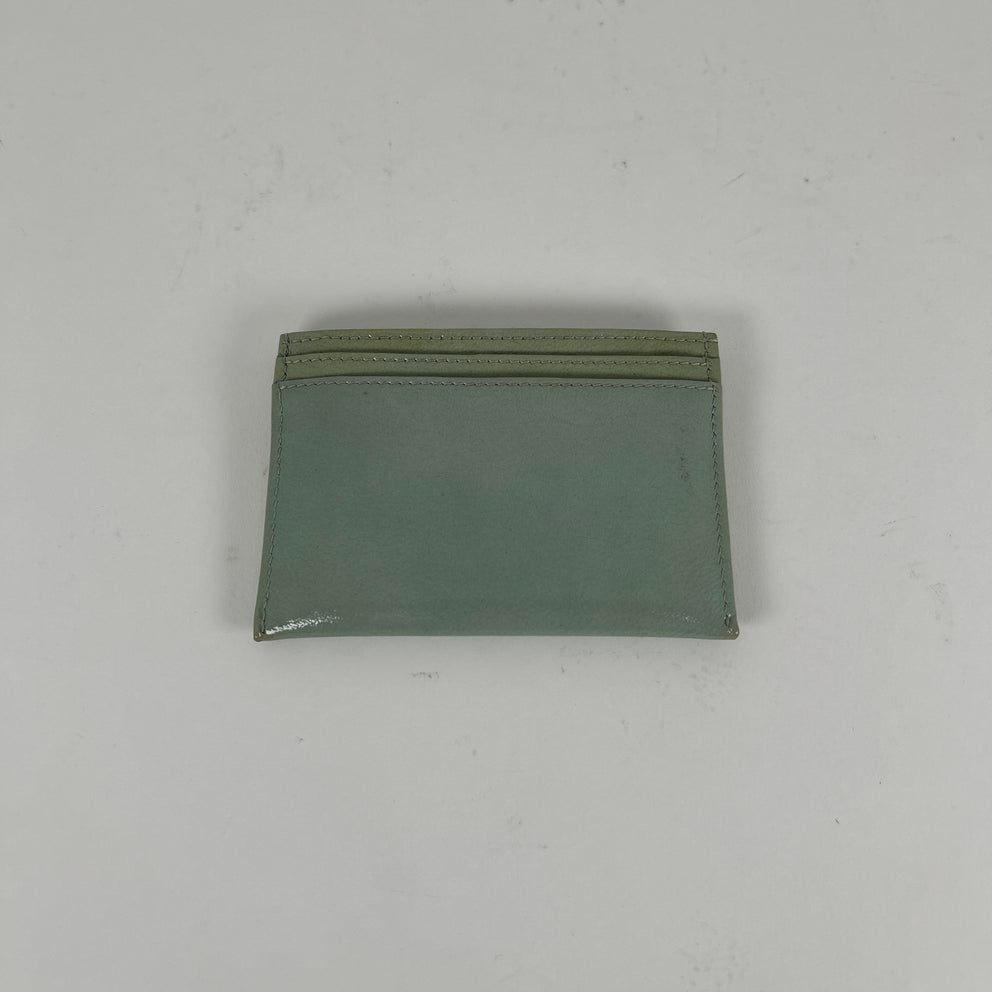 Chanel Sea Green Card Holder
