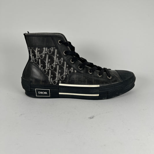 Dior B23 Black Oblique High Tops Size 43.5