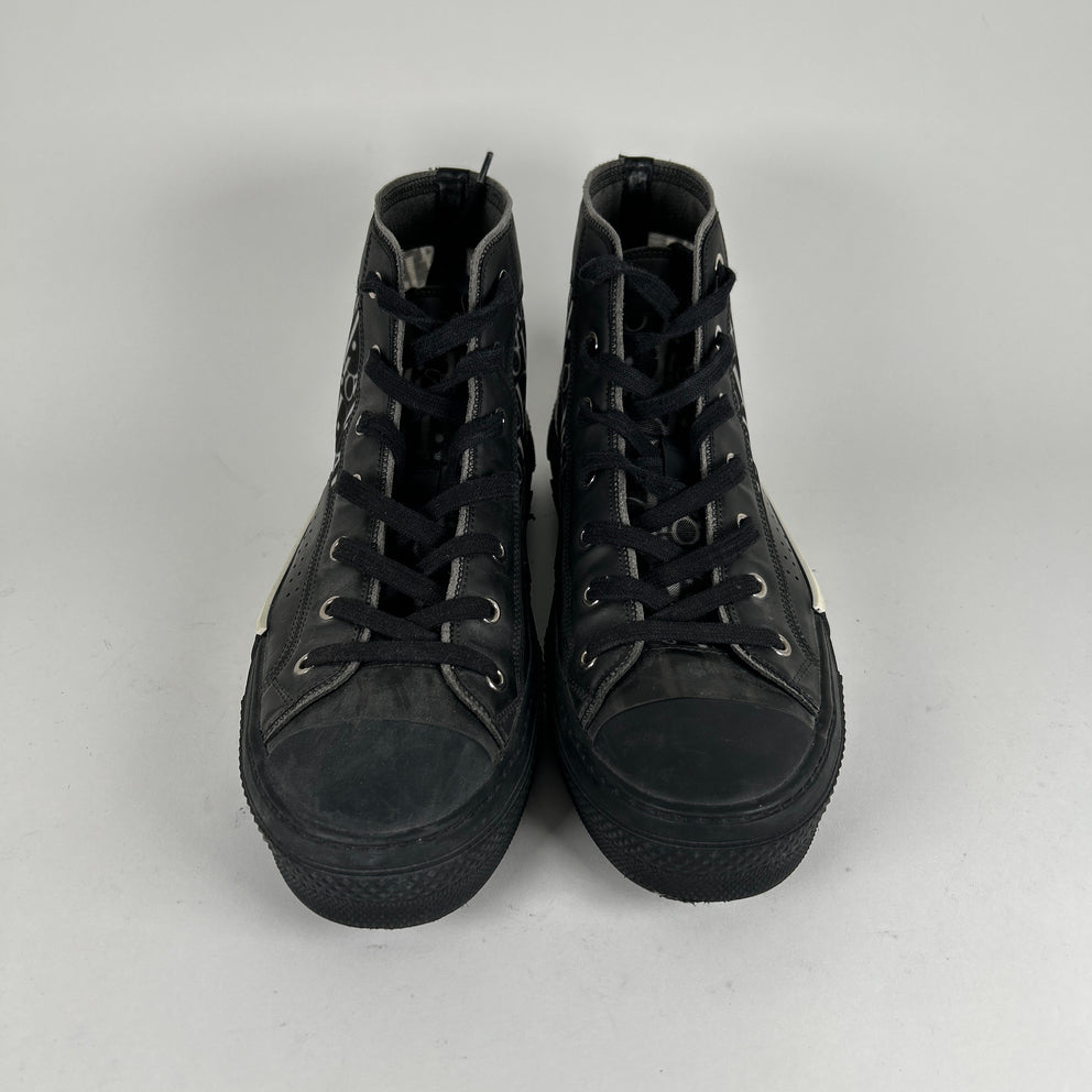 Dior B23 Black Oblique High Tops Size 43.5