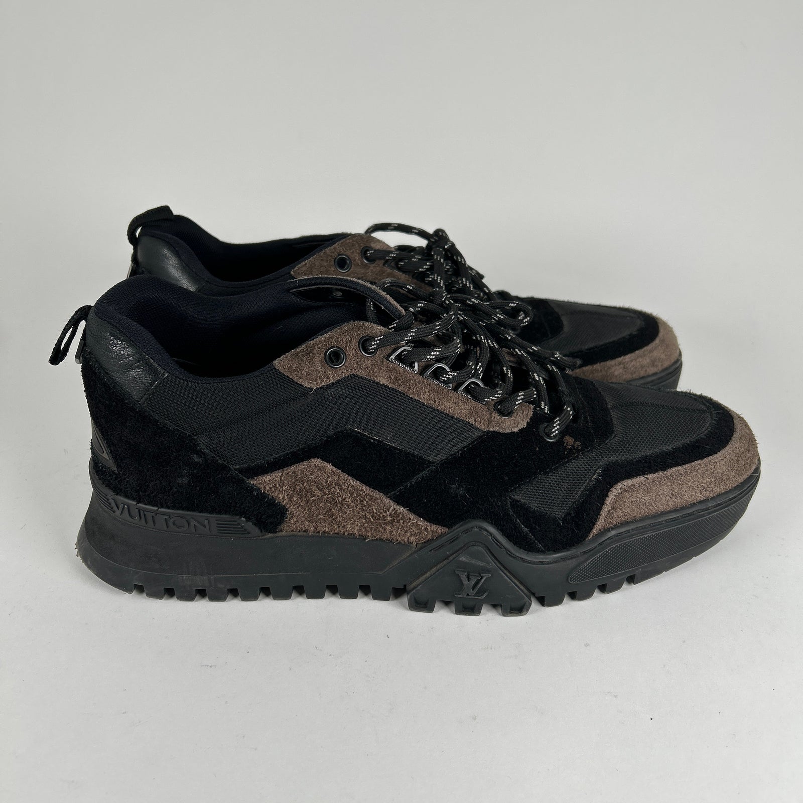 Louis Vuitton Hiking Trainer Brown/Black Low Top Size 10LV