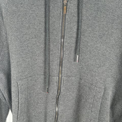 Thom Browne Grey 4 Bar Thermal Hoodie Size 3