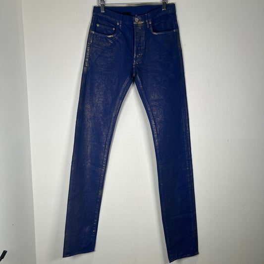 Dior Blue Gold Wax Denim Size 28
