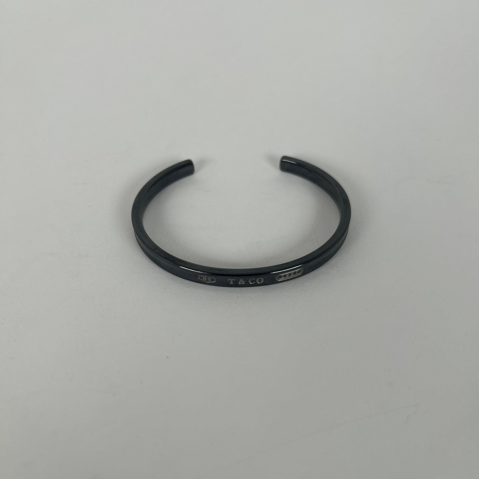 Tiffany & Co 1837 Midnight Titanium Cuff Braclet