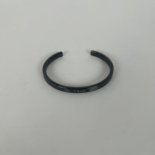 Tiffany & Co 1837 Midnight Titanium Cuff Braclet
