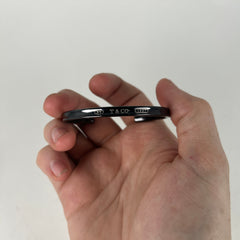 Tiffany & Co 1837 Midnight Titanium Cuff Braclet